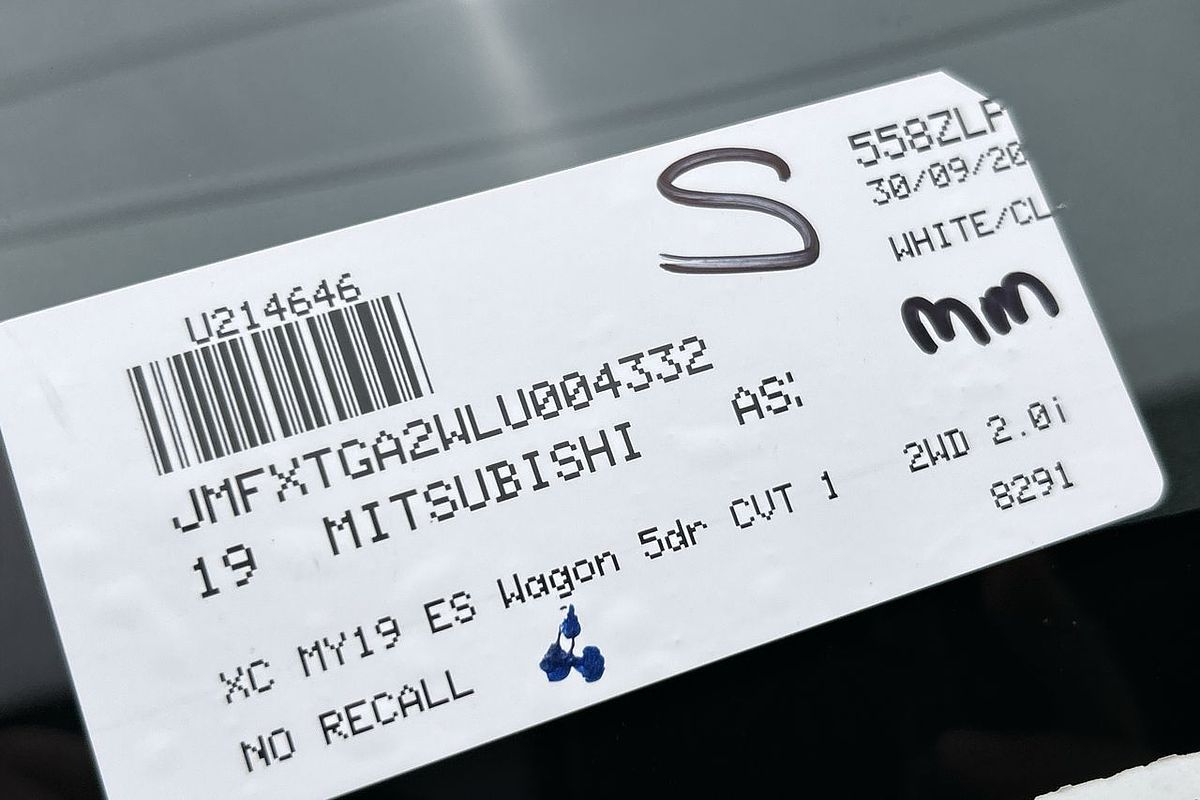 2019 Mitsubishi ASX ES XC
