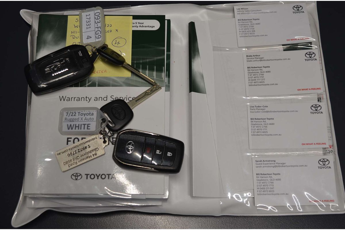2022 Toyota Hilux Rugged X GUN126R 4X4