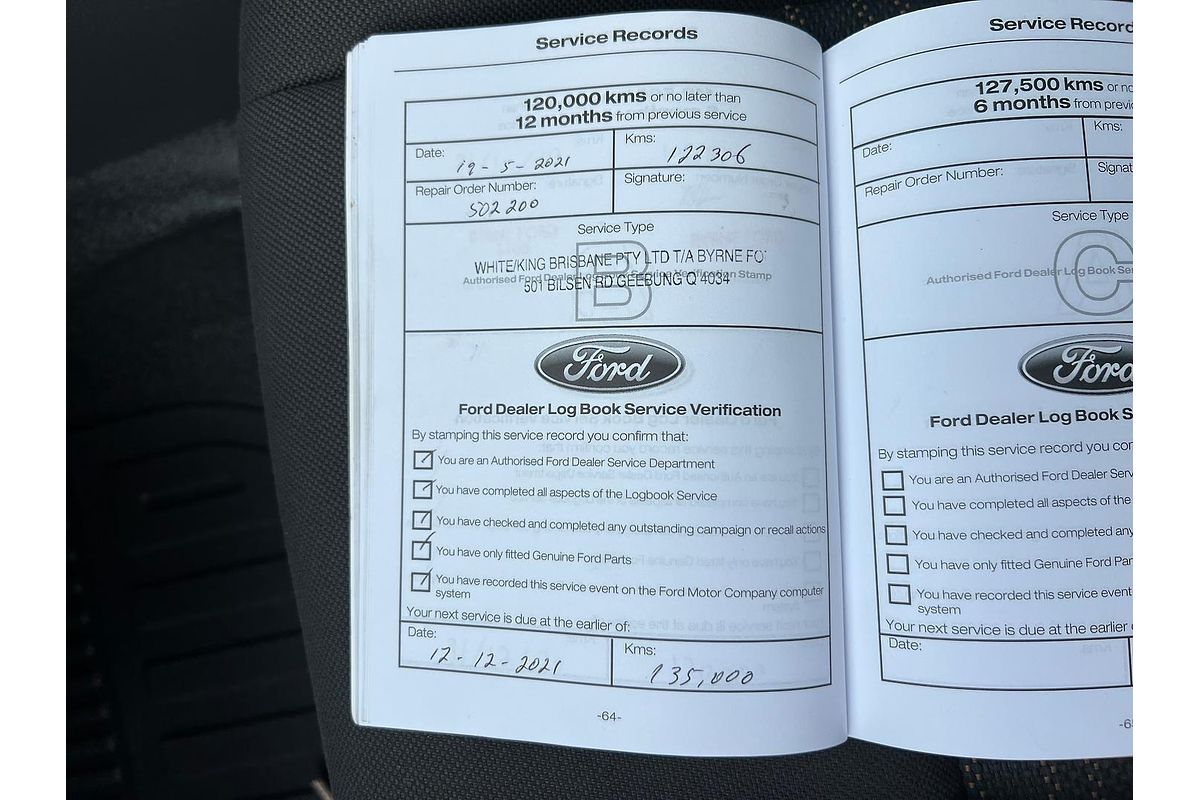 2014 Ford Ranger XL PX Rear Wheel Drive L