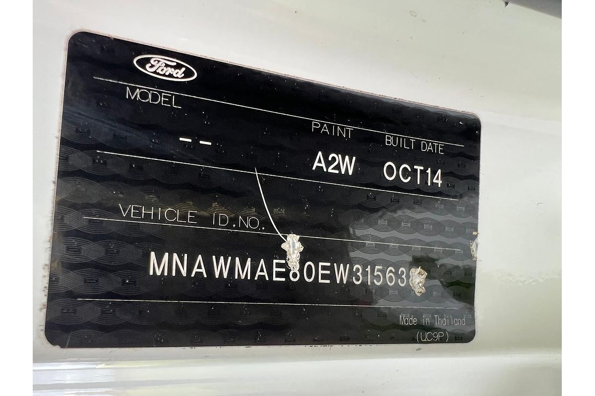 2014 Ford Ranger XL PX Rear Wheel Drive L