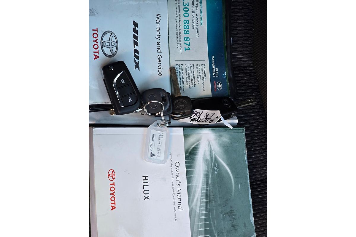 2018 Toyota Hilux Workmate TGN121R Rear Wheel Drive