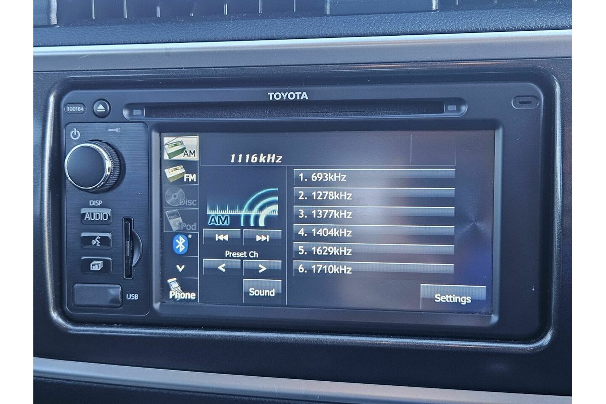 2013 Toyota Corolla Ascent Sport ZRE152R MY11