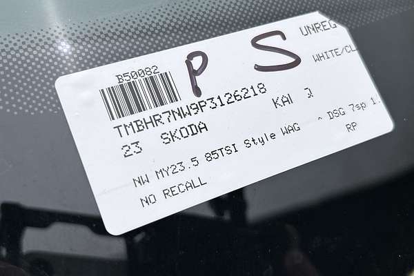 2023 SKODA Kamiq 85TSI Style NW
