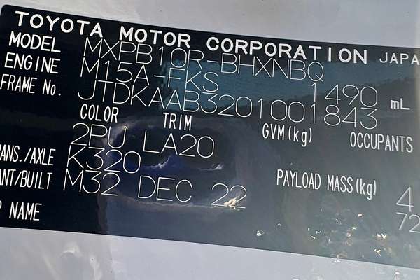 2022 Toyota Yaris Cross