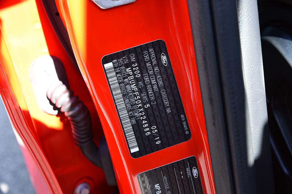 2019 Ford Ranger XLT PX MkIII 4X4 L