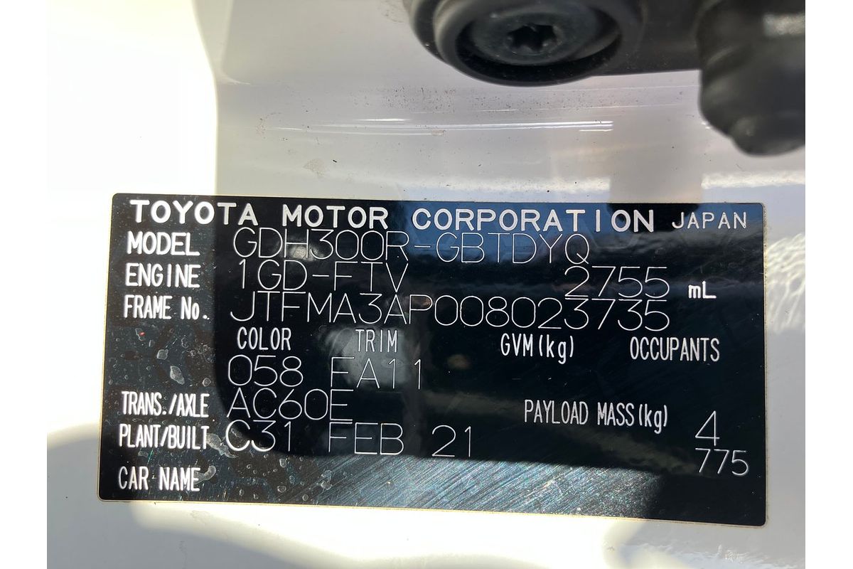 2021 Toyota Hiace
