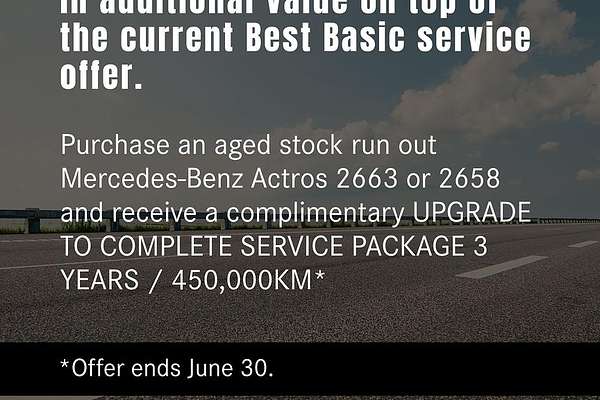 2024 Mercedes-Benz Actros 2663