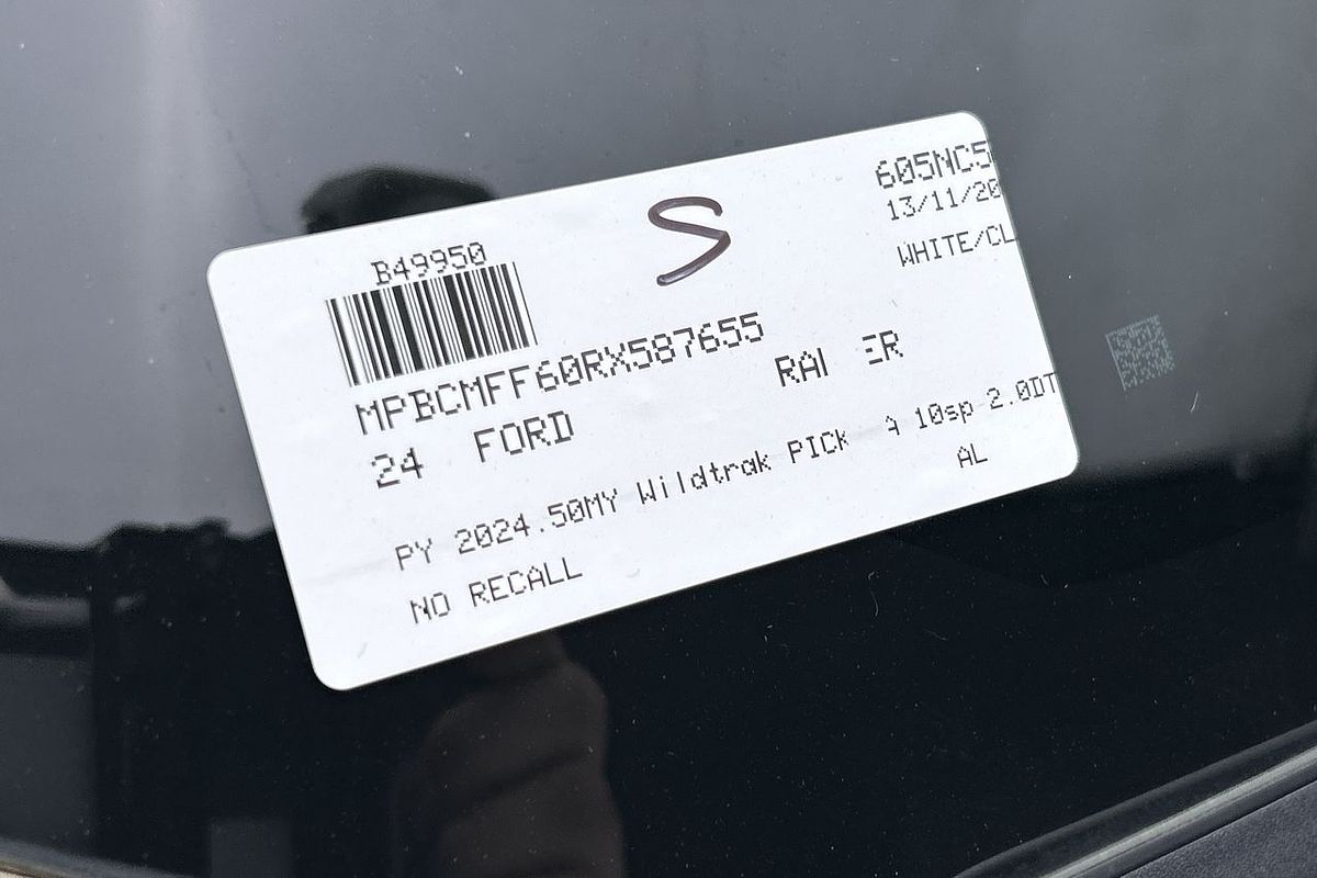 2024 Ford Ranger Wildtrak 4X4 L