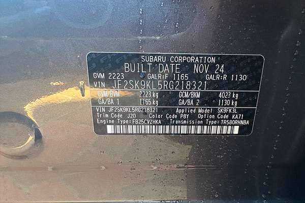 2024 Subaru Forester 2.5i Luxury Special Edition S5