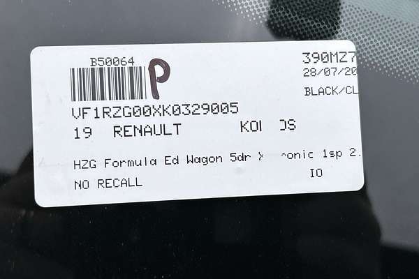 2019 Renault Koleos Formula Edition HZG