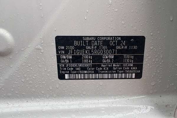 2024 Subaru Crosstrek Hybrid L G6X