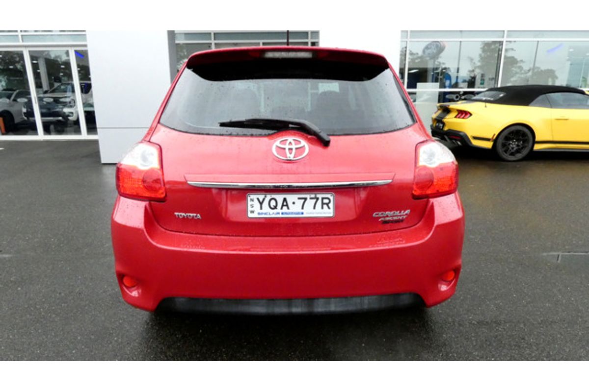 2012 Toyota Corolla Ascent Sport ZRE152R