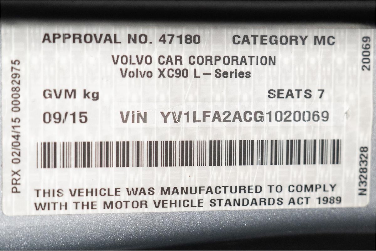 2015 Volvo XC90 T6 Inscription