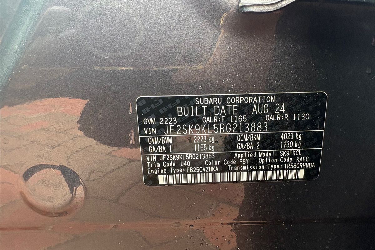 2024 Subaru Forester 2.5i Sport S5