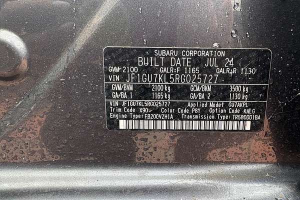 2024 Subaru Crosstrek 2.0R G6X