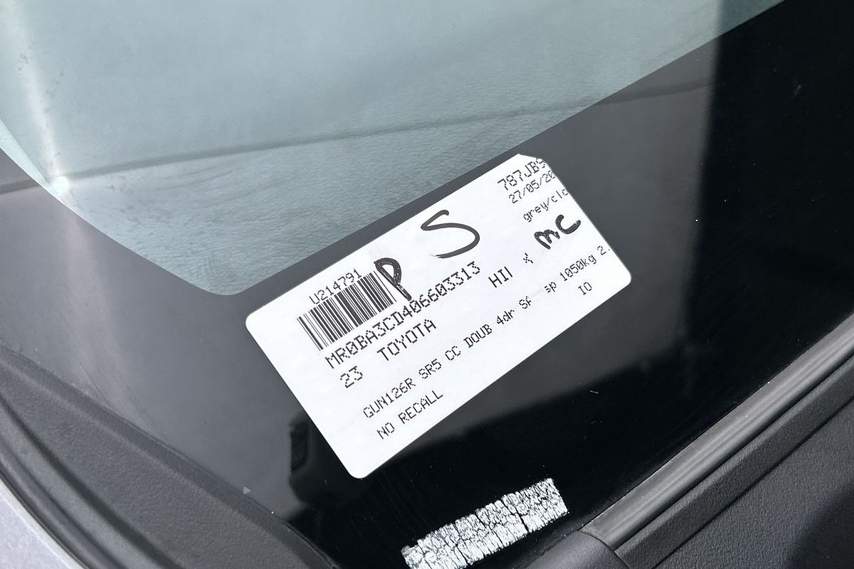 2023 Toyota Hilux SR5 GUN126R 4X4