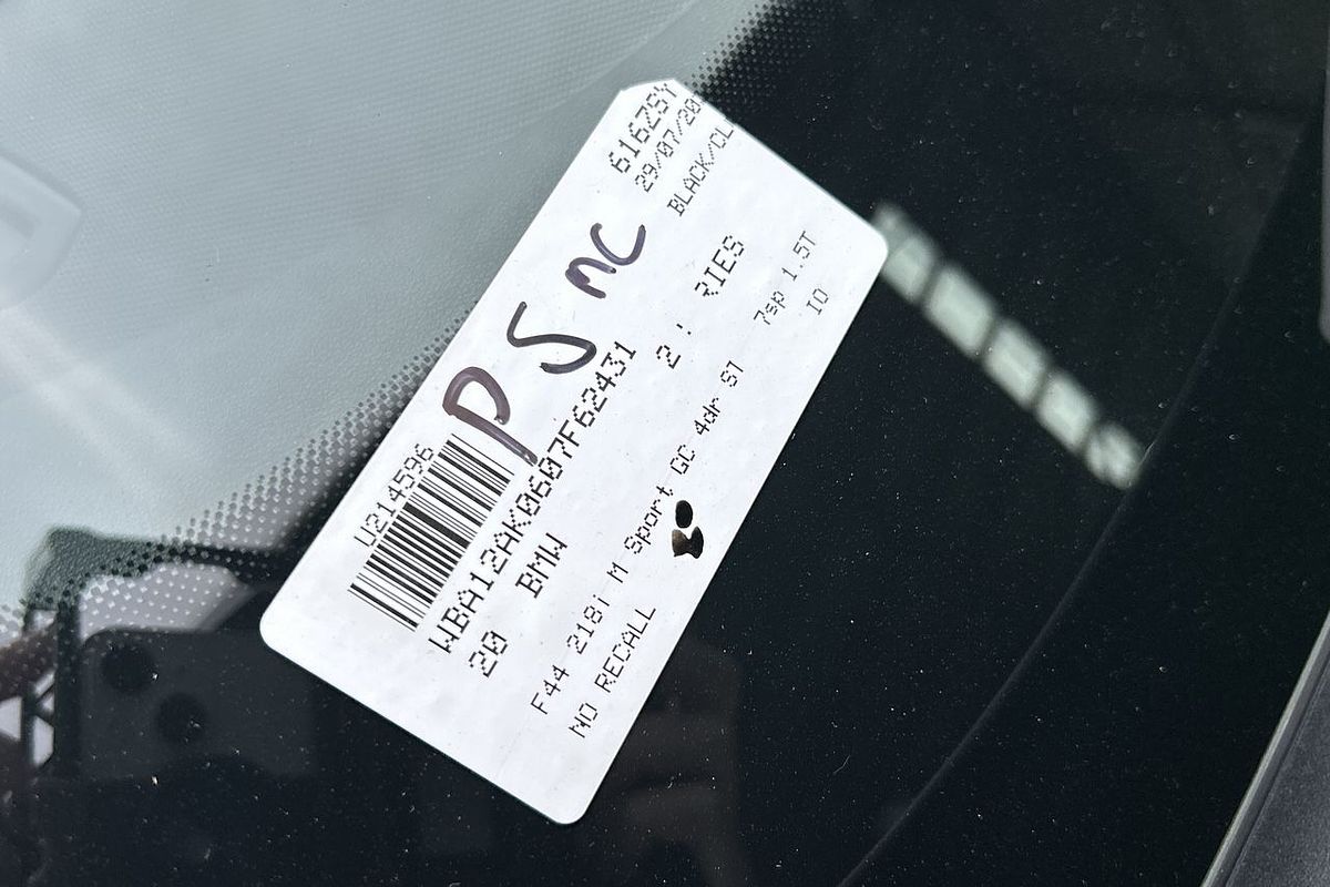 2020 BMW 2 Series 218i M Sport F44