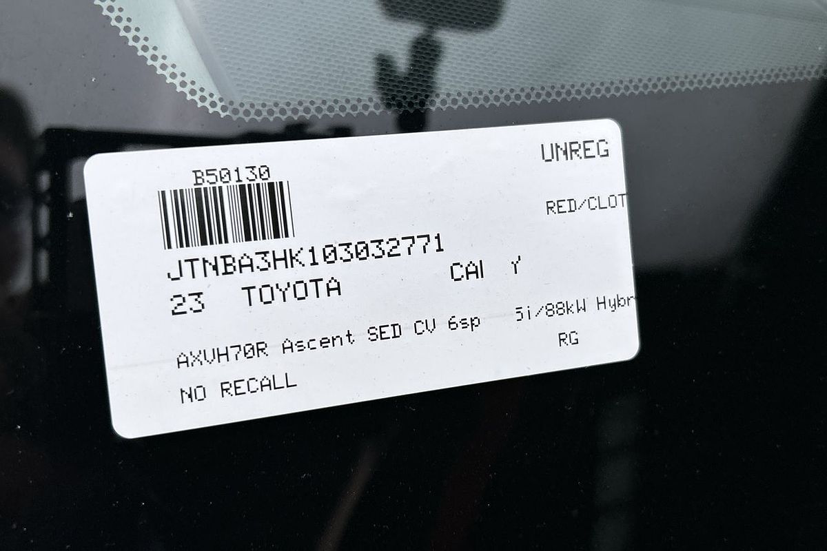 2023 Toyota Camry Ascent AXVH70R