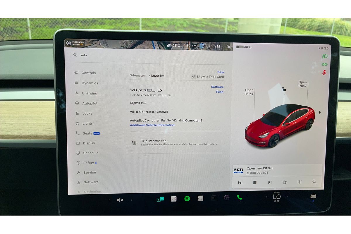 2020 Tesla Model 3 Standard Range Plus