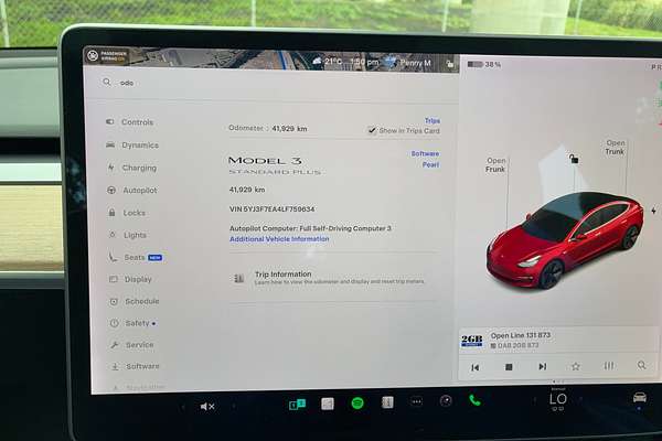 2020 Tesla Model 3 Standard Range Plus