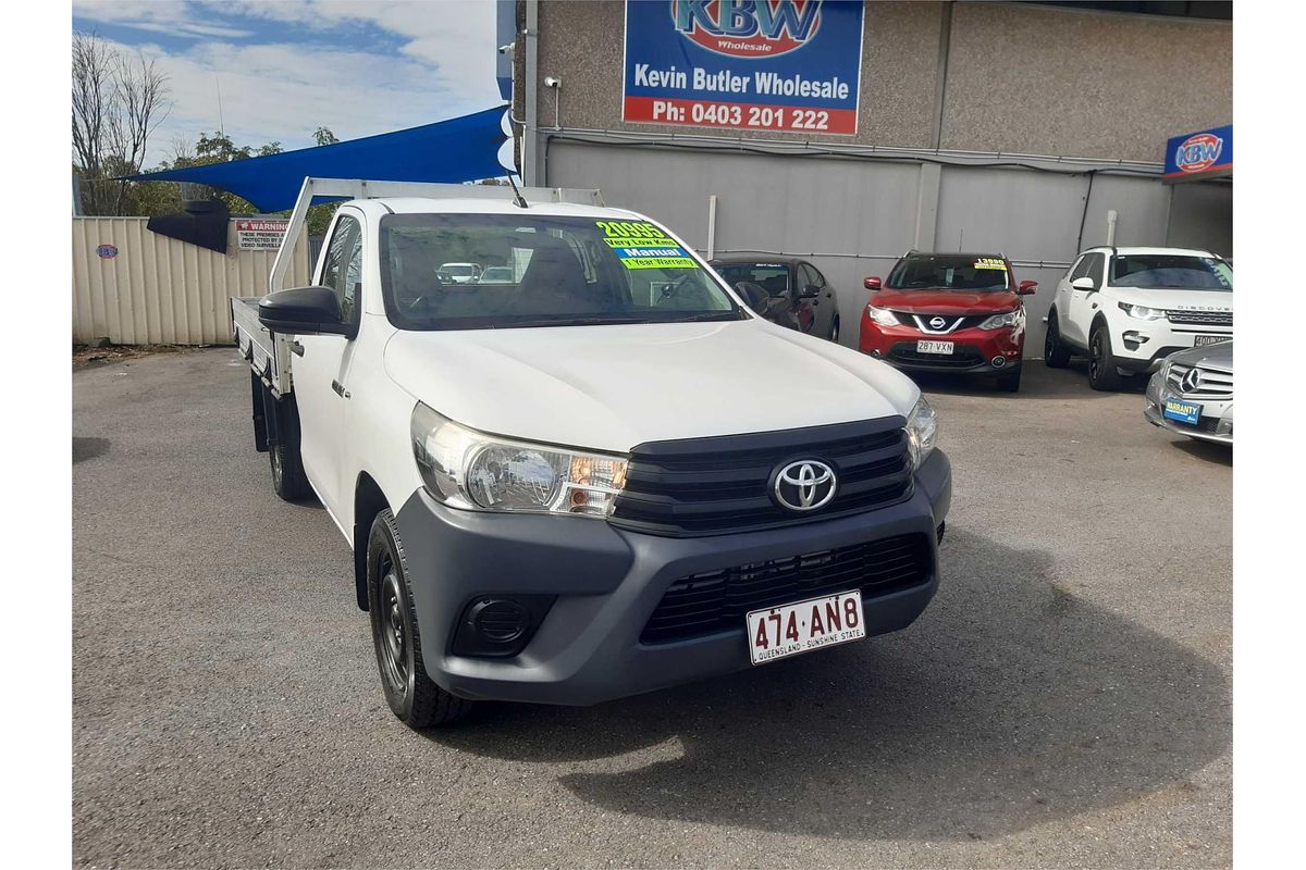 2016 Toyota HILUX WORKMATE TGN121R Rear Wheel Drive