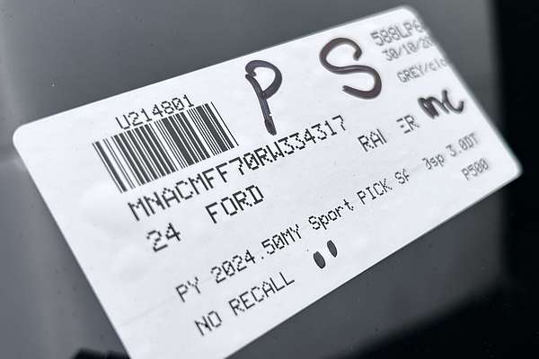 2024 Ford Ranger Sport 4X4 3.0L