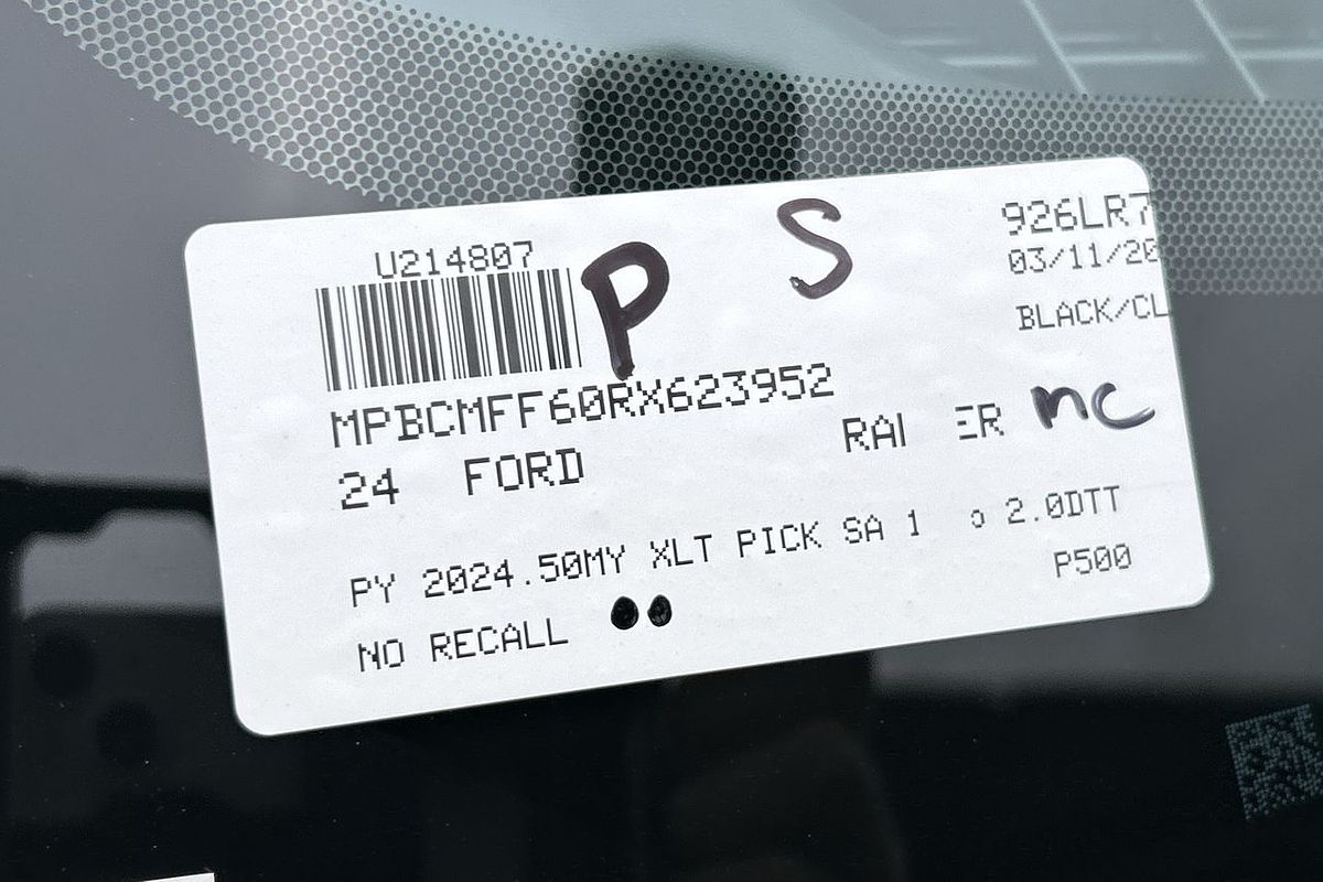 2024 Ford Ranger XLT 4X4 2.0L