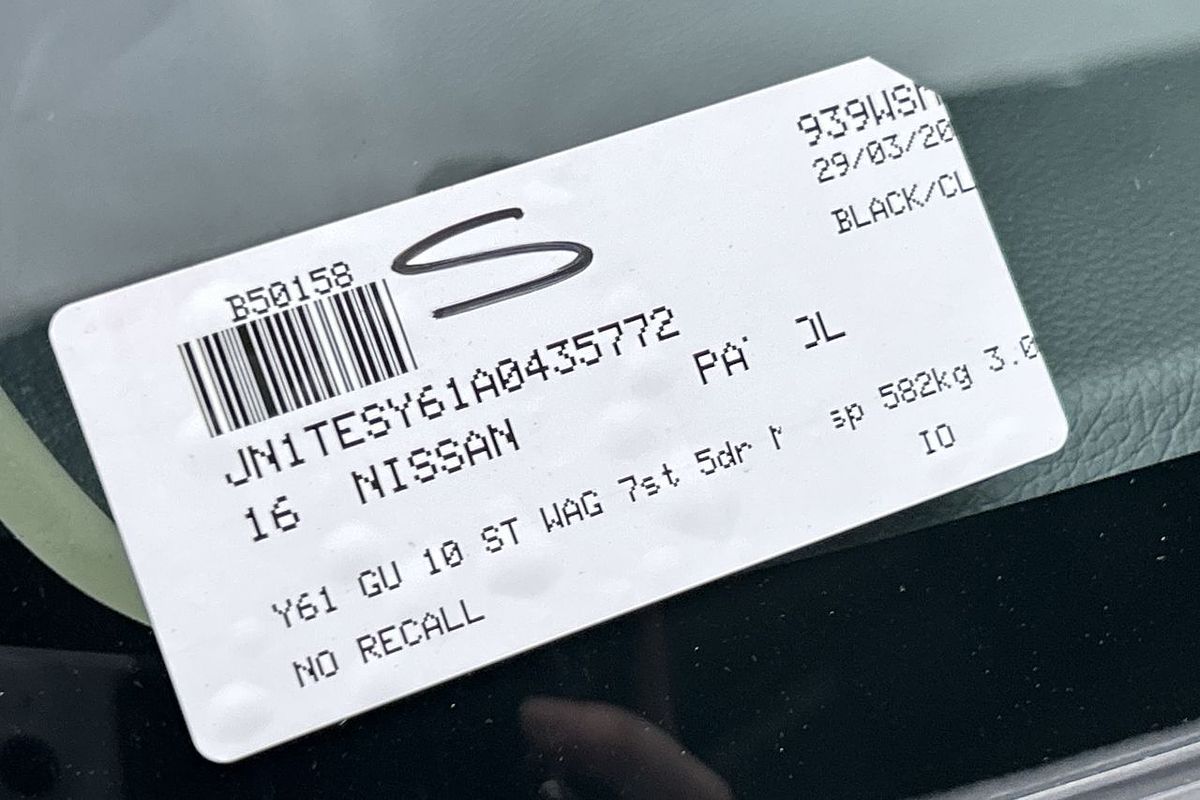 2016 Nissan Patrol ST Y61