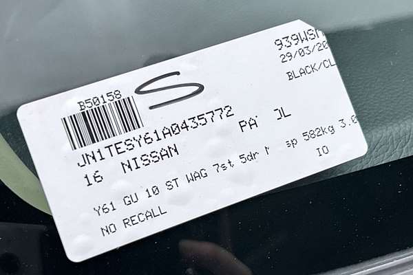 2016 Nissan Patrol ST Y61