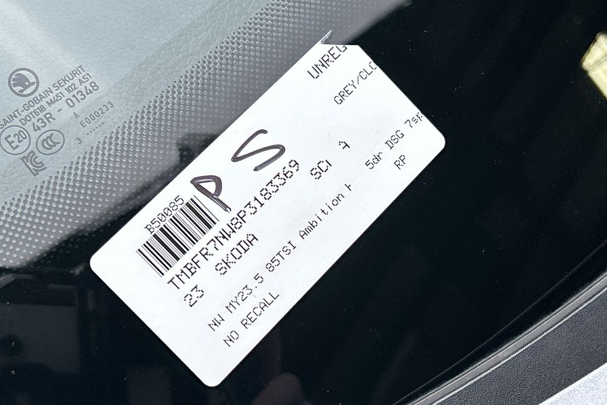 2023 SKODA Scala 85TSI Ambition NW