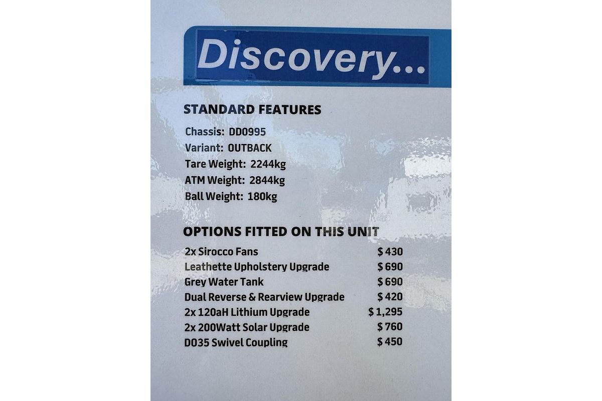 2025 Jayco Discovery 19.61-2.Ob.Dy-My25