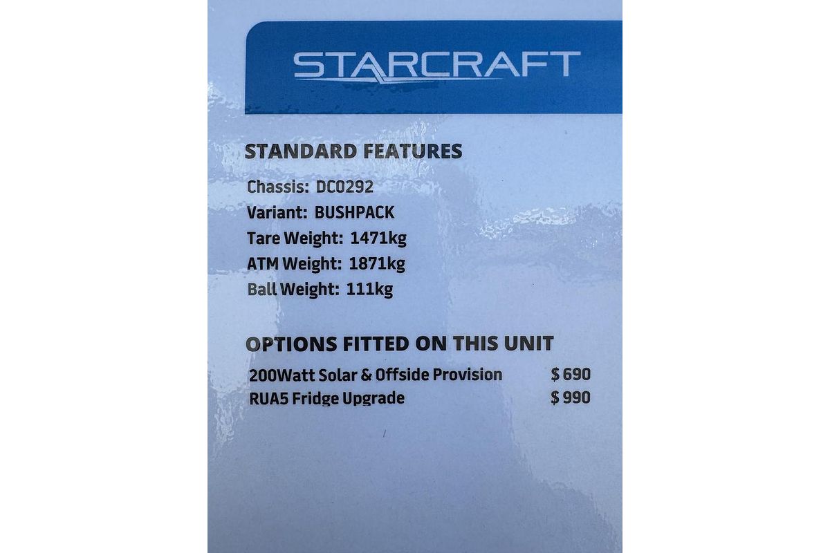 2025 Jayco Starcraft 13.42-4.Bp.Sc-My25