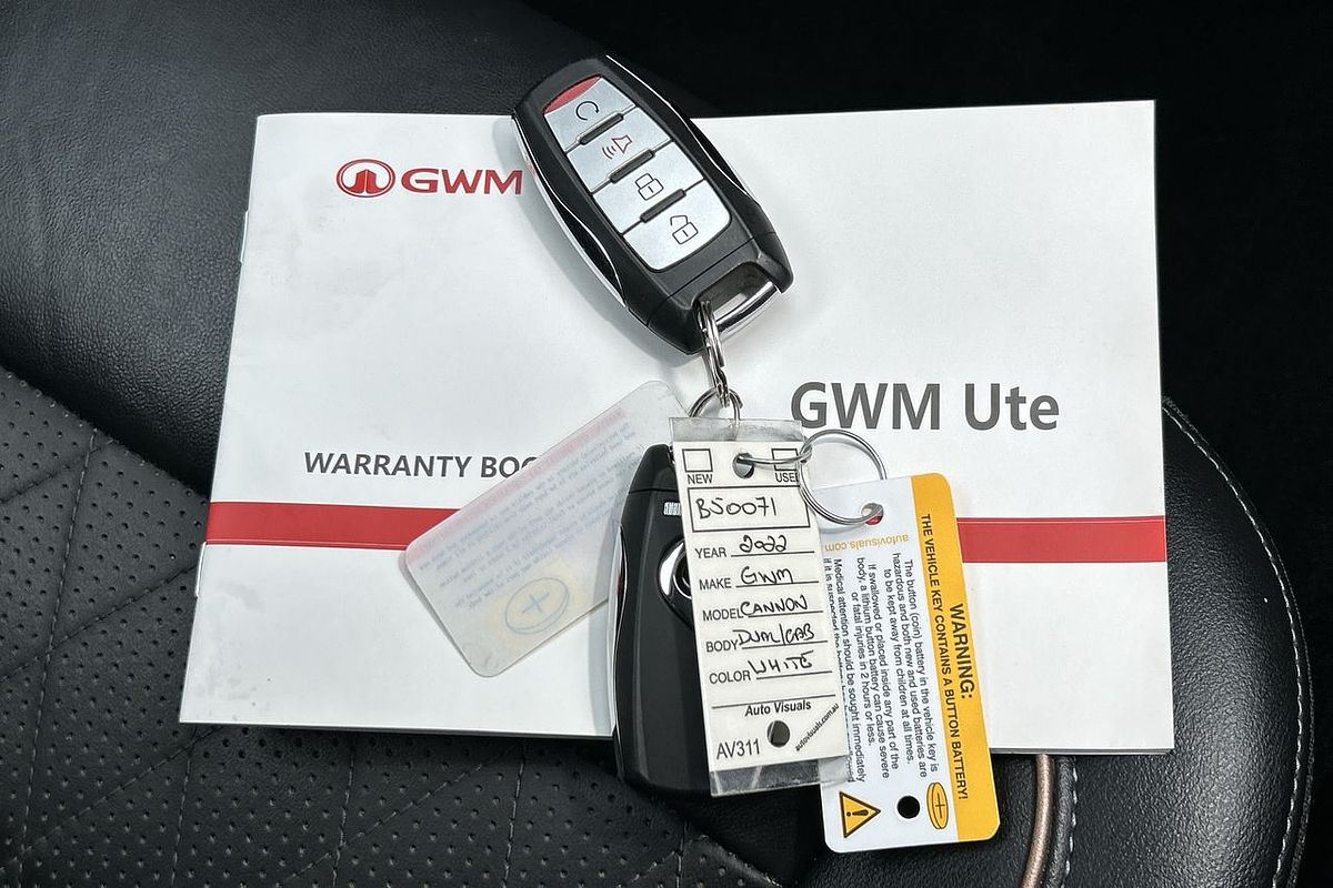2022 GWM Ute Cannon Vanta NPW 4X4