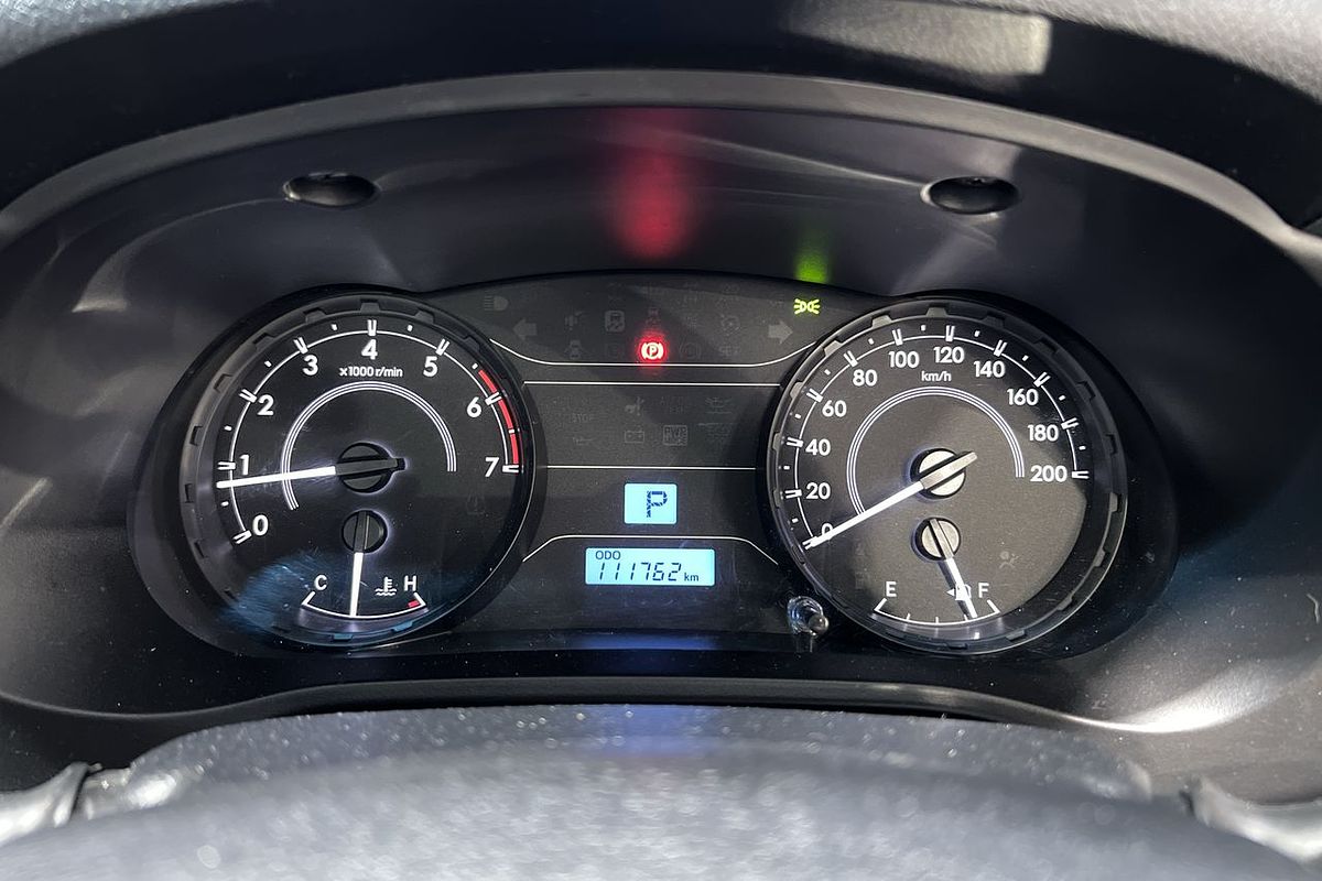2016 Toyota Hilux Workmate TGN121R Rear Wheel Drive