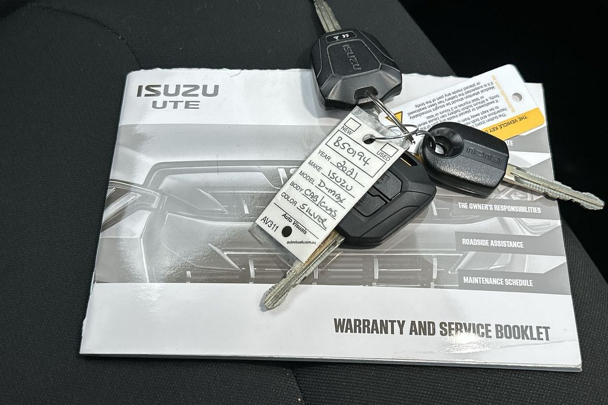 2021 Isuzu D-MAX SX High Ride Rear Wheel Drive