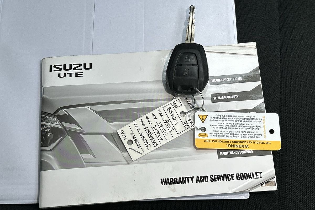 2017 Isuzu D-MAX SX High Ride Rear Wheel Drive