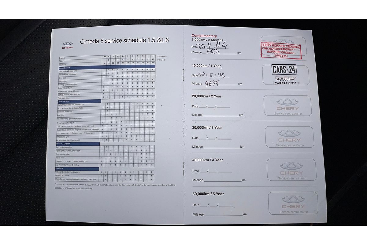 2024 Chery OMODA 5 BX T19C