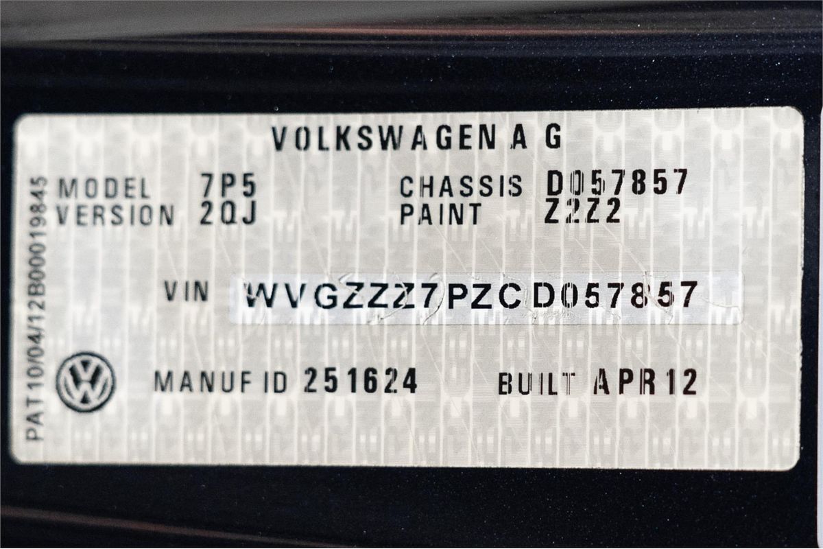 2012 Volkswagen Touareg V6 TDI 7P