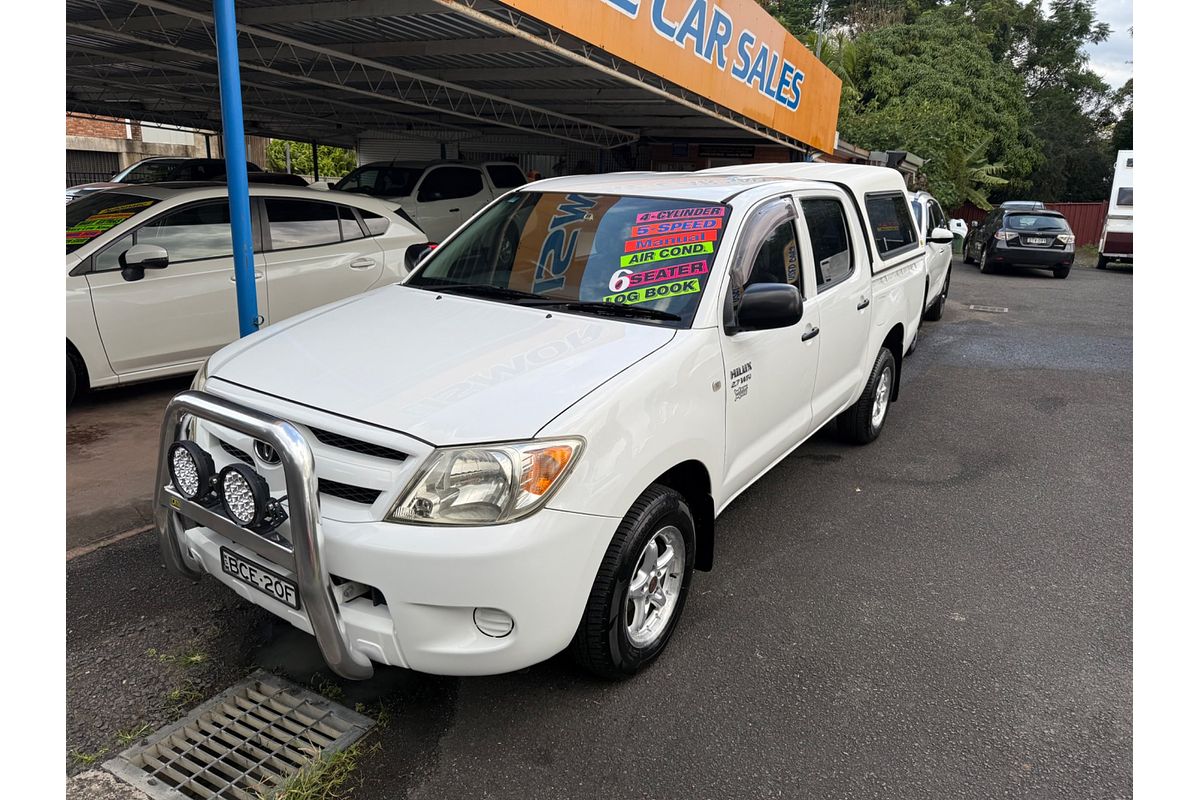 2007 Toyota Hilux Workmate TGN16R Rear Wheel Drive