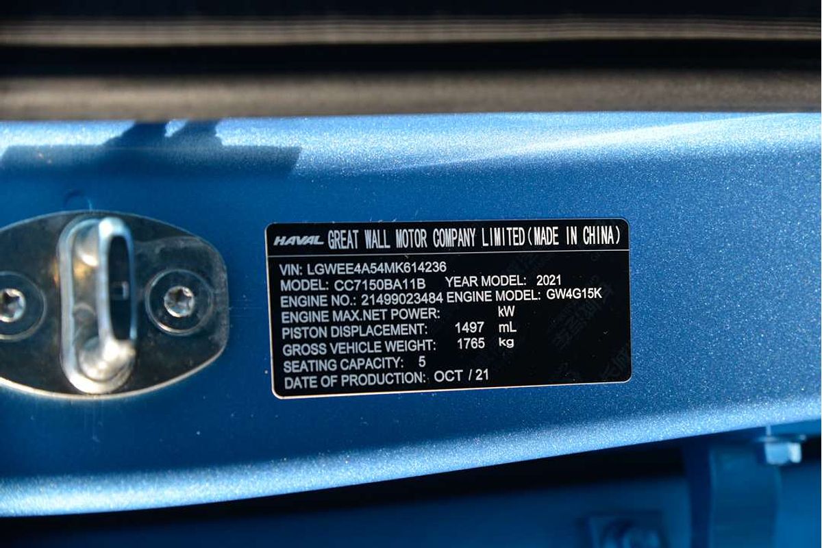 2021 Haval Jolion Premium A01