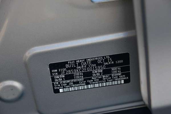 2015 Subaru OUTBACK 2.5i Premium 5GEN