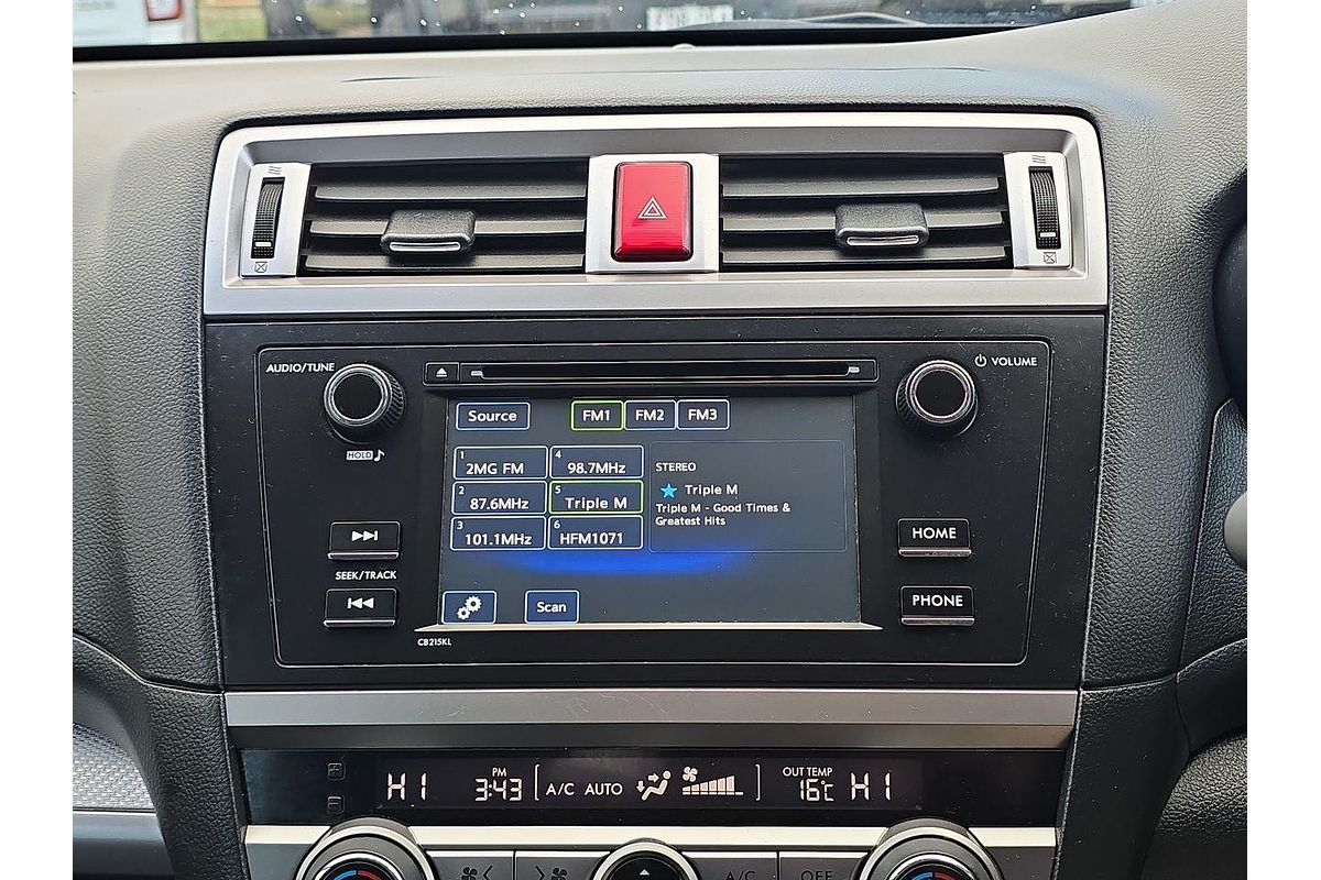 2016 Subaru Outback 2.5i 5GEN