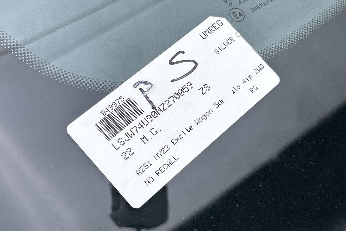 2022 MG ZS Excite AZS1