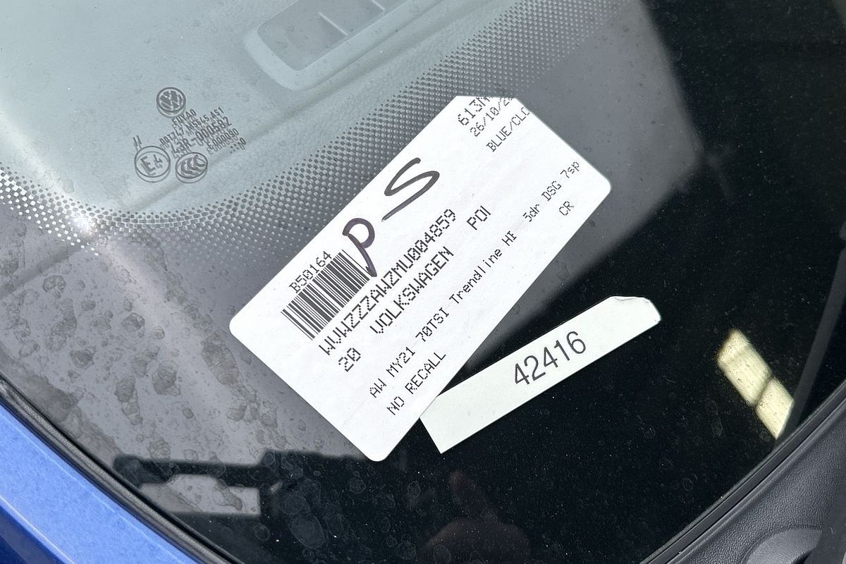 2020 Volkswagen Polo 70TSI Trendline AW