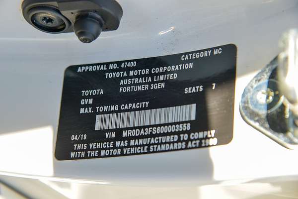 2019 Toyota Fortuner GX GUN156R