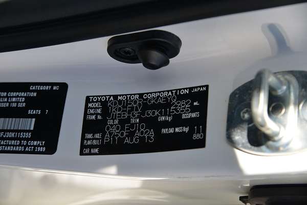 2013 Toyota Landcruiser Prado GXL KDJ150R