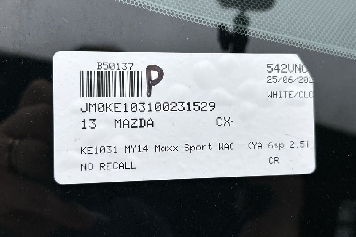 2013 Mazda CX-5 Maxx Sport KE Series