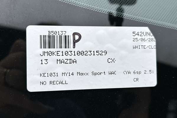 2013 Mazda CX-5 Maxx Sport KE Series