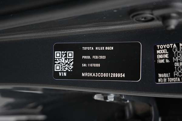 2023 Toyota Hilux SR GUN126R 4X4