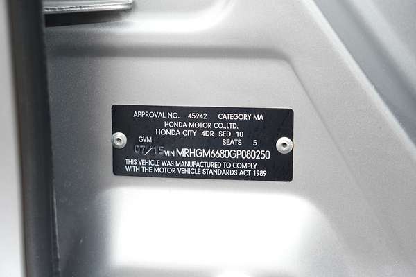 2015 Honda City VTi-L GM